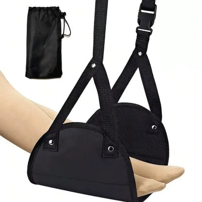 Travel Accessories Portable Simple Travel Airplane Footrest Adjustable Travel Safety Belt Lightweight Office Hammock Footrest