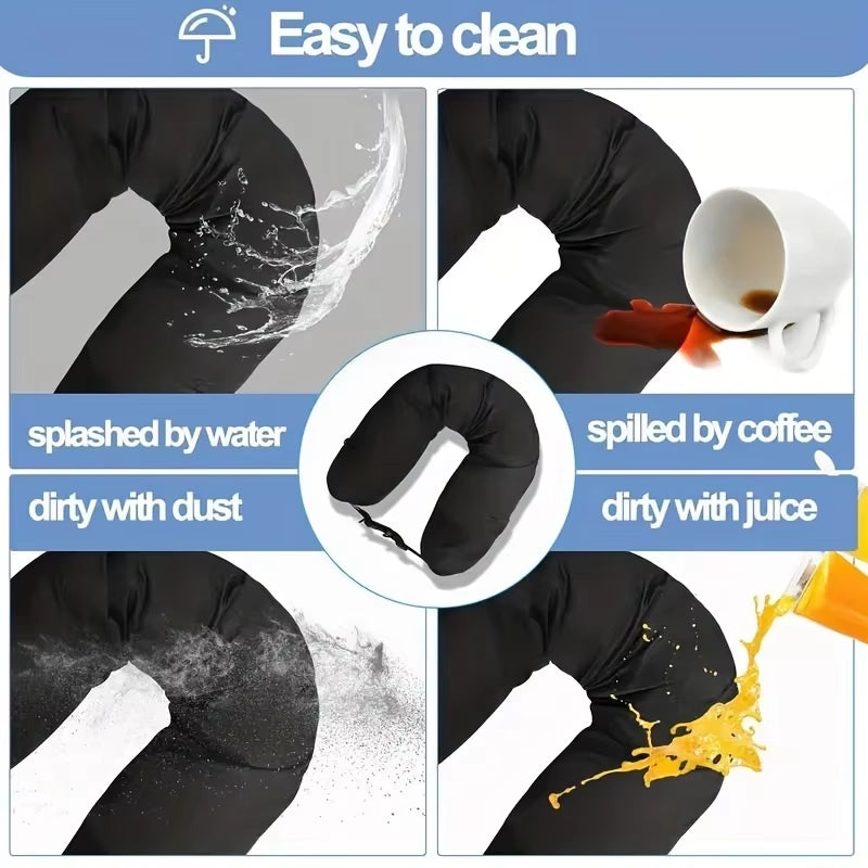 Travel Neck Pillow, Portable Travel Essentials, Lightweight Versatile Luggage Carry on Travel Accessories